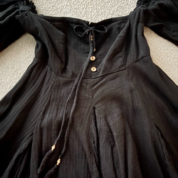 Free People Black Mini Dress - S - Picture 2 of 4